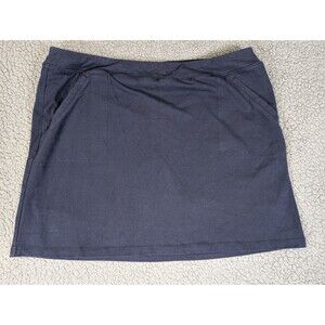 Talbot's Womens Skirt Plus 2x Sport Blue Stretch Skort Tennis Athleisure Beach